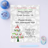 Wohltätigkeit Weihnachtsspielzeugantrieb Flyer (Einzeln)