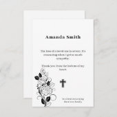 Wohltätigkeiten Dankeskarte (Vorne/Hinten)