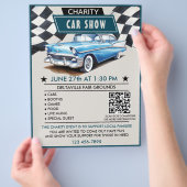 Wohltätigkeits-Autoschau Flyer (Hand)