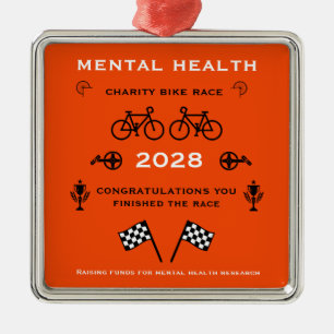 Wohltätigkeits- oder Sport-Radveranstaltung Ornament Aus Metall