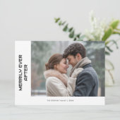 Wohltuend nach romantischer Urlaubskarte Feiertagskarte (Stehend Vorderseite)