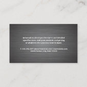 Wohndach | Realtor Business Card Visitenkarte (Rückseite)