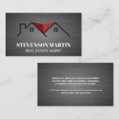Wohndach | Realtor Business Card Visitenkarte (Vorne/Hinten)