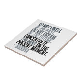 Wohnen Sie nicht in der Vergangenheit - Budda Fliese (Seite)