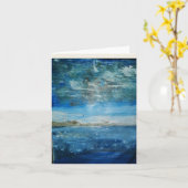 Wohnen und Leben Karte (Gelbe Blume)