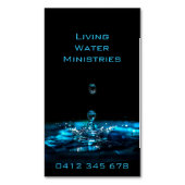Wohnende Wasserministerien Magnetische Visitenkarte (Vorderseite Vertikal)