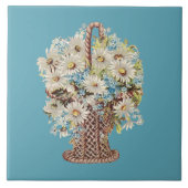 Wohngestaltung aus Vintagem Blumenkorb Fliese (Vorderseite)
