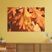Wohngestaltung Autumnal Blätter Mauer Kunstdrucker Leinwanddruck (Insitu (Wohnzimmer))