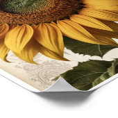 Wohngestaltung Frische Sonnenblumen Blume Mendrisi Poster (Ecke)