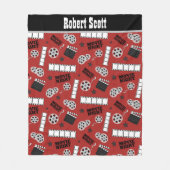 Wohngestaltung für niedliches Kino Fleecedecke (Vorderseite)