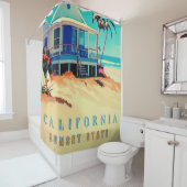 Wohngestaltung Los Angeles California Duschvorhang (Beispiel)