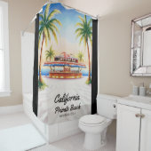 Wohngestaltung Los Angeles California Duschvorhang (Beispiel)