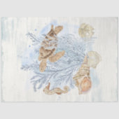 Wohngestaltung Meeresschildkröten Seepferd Koralle Seidenpapier (Vorderseite)