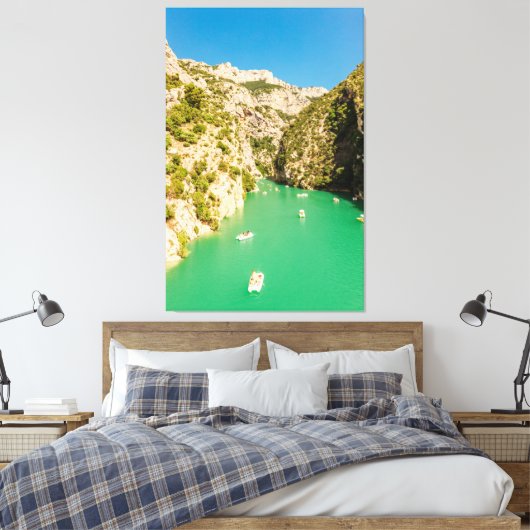 Wohngestaltung mit Schlucht Foto Leinwanddruck (Insitu (Schlafzimmer))