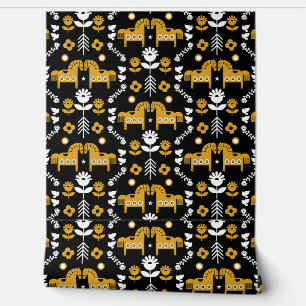 Wohngestaltung Nordisches Pferd Tapete