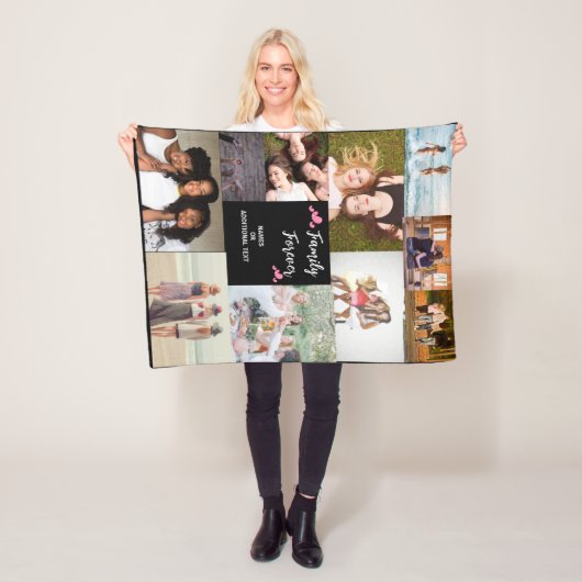 Wohngestaltung Personalisiert Foto Blanket Collage Fleecedecke (Beispiel)