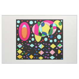 Wohngestaltung schwarz mit Tuch in gemischten Form Stoff