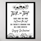 Wohngestaltung Skulpturen Trick oder behandeln Hal Poster (Vorne)