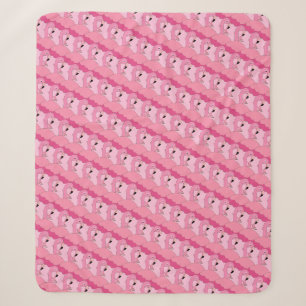 Wohngestaltung Tropical Pink Flamingo Throw Blanke Sherpadecke