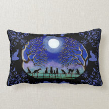 Wohngestaltungkissen der schwarzen Katzen