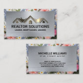 Wohnhaus | Blume Visitenkarte (Vorne/Hinten)