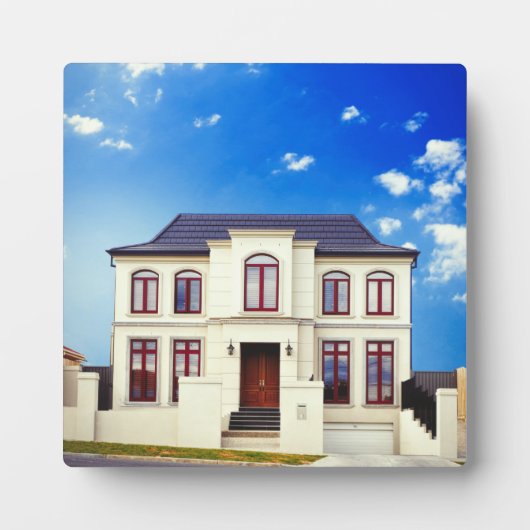 Wohnhaus Fotoplatte (Vorderseite)