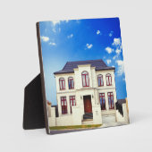 Wohnhaus Fotoplatte (Vorderseite)