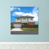 Wohnhaus Leinwanddruck (Insitu (Holzboden))