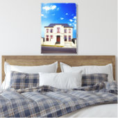Wohnhaus Leinwanddruck (Insitu (Schlafzimmer))