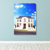 Wohnhaus Leinwanddruck (Insitu (Holzboden))