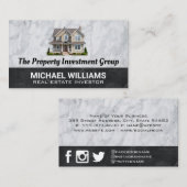 Wohnhaus | Nachbarschaftseigentum Visitenkarte (Vorne/Hinten)