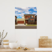 Wohnhaus Poster (Küche)