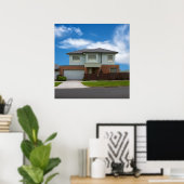 Wohnhaus Poster (Heimbüro)