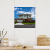 Wohnhaus Poster (Küche)