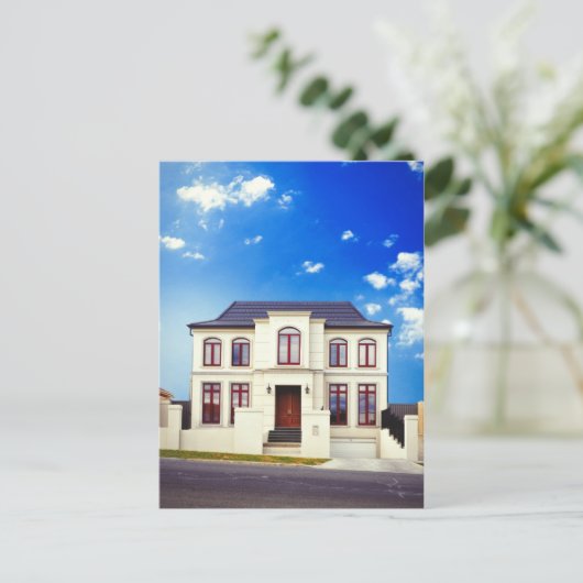 Wohnhaus Postkarte (Stehend Vorderseite)