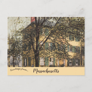 Wohnhaus von Nathaniel Hawthorne in Salem Massachu Postkarte