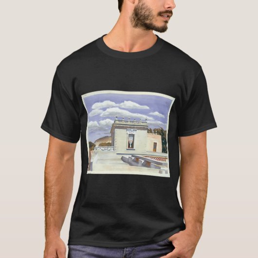 Wohnhäuser Edward Hopper T-Shirt (Vorderseite)