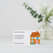 Wohnhäuser, Visitenkarte (Stehend Vorderseite)