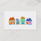 Wohnhäuser, Visitenkarte (Rückseite)