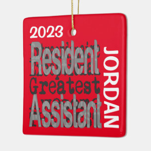 Wohnheim-Assistent Extraordinaire CUSTOM Keramikornament