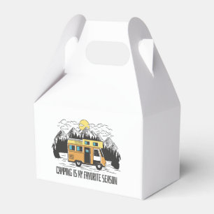 Wohnmobil-Berg-Rückzugsort Geschenkschachtel