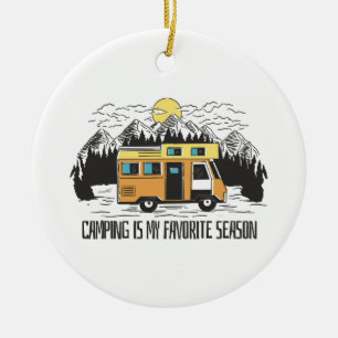 Wohnmobil-Berg-Ruheplatz Keramik Ornament