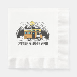 Wohnmobil-Berg-Ruheplatz Serviette