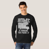 Wohnmobil-Camping-Caravan-Anhänger T-Shirt (Vorne ganz)