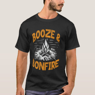 Wohnmobil Camping Retro Betrunken Alkohol Bier Sch T-Shirt