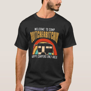 Wohnmobil Camping Retro Caravan Rv Anhänger Willko T-Shirt