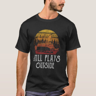Wohnmobil Camping Retro Wohnwagen Rv Anhänger Stil T-Shirt