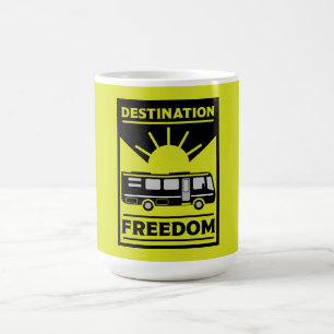 Wohnmobil Camping RV Freiheit    Verwandlungstasse