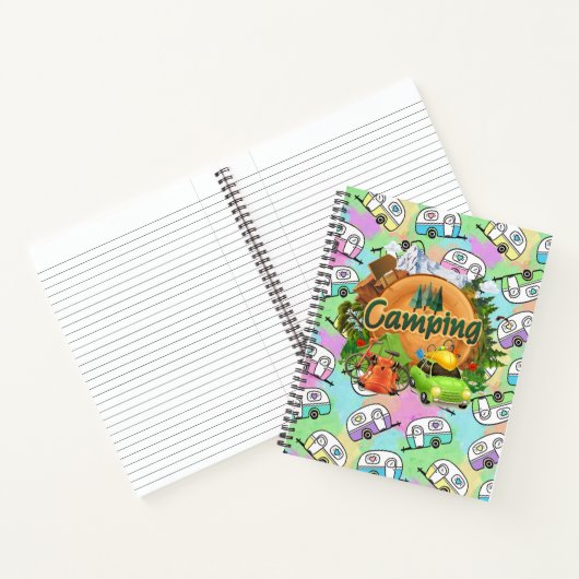 Wohnmobil-Camping-Spiralnotizbuch Notizblock (Innenseite)