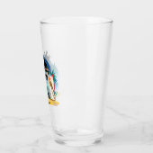 Wohnmobil Cartoon Glas (Links)